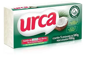 Sabão Barra Coco 5x180g - Urca