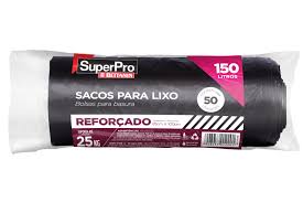Saco Lixo 150L Médio 50unid - Superpro