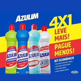 Kit Azulim Econom M Uso Mais P Menos