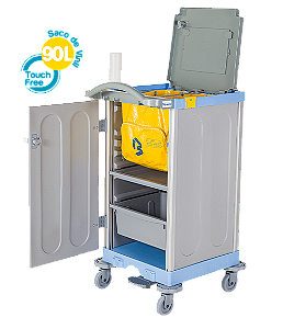 Carro Funcional Guard Hospitalar 120 - Bralimpia