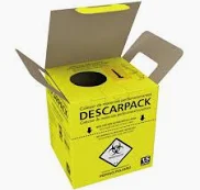 Coletor para Material Perfurocortante 1,5L 5 Unid - Descarpack