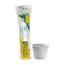 Copo Descartável 100ml Branco Caixa C/ 20 - Maratá