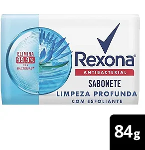 Sabonete Barra Antibacterial Aguas de Rosas Rexona 84g