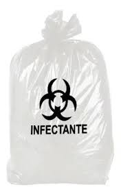 Saco Lixo Branco Infectante 15L Peg lixo