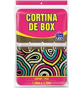 Cortina De Box Polietileno Estampada PlastLeo