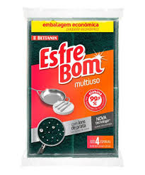 Esponja Multiuso Esfrebom 1x4 Superpro