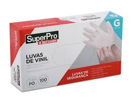 Luvas TPE Descartáveis Clear G - bettanin Superpro