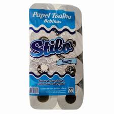 Papel Toalha Bobina 8x100 Branco - Stilo
