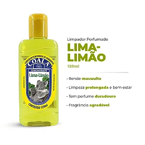 Limpador Perfumado Coala Conc Lima Limão 120ml