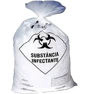 Saco Lixo Branco Infectante 50L Peg Lixo 100x1