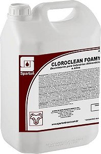 Detergente Clorado Cloroclean Foamy 5L - Spartan
