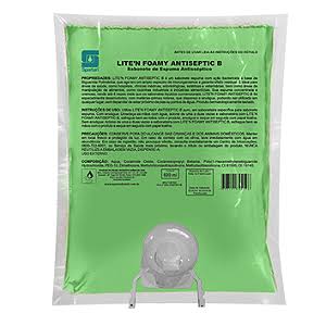 Sabonete Espuma Antisséptico Lite'n Foamy Antiseptic B 600ml C/ Válvula - Spartan