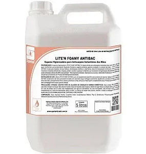 Espuma Antisséptica Lite'n Foamy Antibac 5L - Spartan