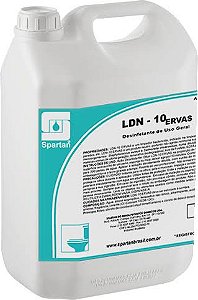 Desinfetante de Uso Geral LDN 10 Ervas 5L - Spartan