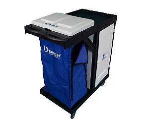 Carro Multiuso Com Fechamento Bolsa Azul Utility - Kunber