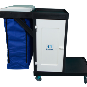 Carro Funcional Com Fechamento Utility C/ Bolsa Azul - Kunber