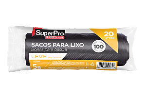 Saco Lixo 20L Leve Rolo c/ 100unid - Superpro