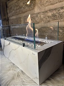 Lareira Ecológica Slim Mdf Thassos