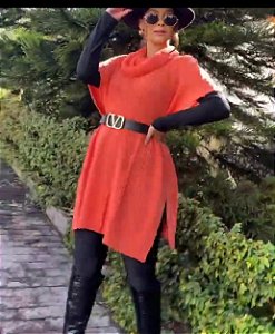 Poncho Maxi