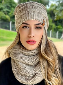 Conjunto Gorro e Gola Unissex