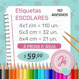 Etiquetas Escolares
