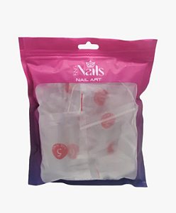Postiça Bailarina Extra Longa Realista Transparente 500 unidades (KN10265A) - King Nails