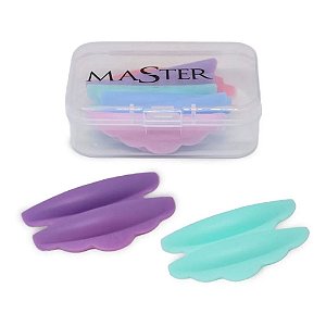 Pads Coloridos de Silicone para Lash Lifting 5 Pares Master