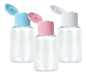 Mini Garrafinhas De Plástico 30ml Tampa Fliptop - Frascos