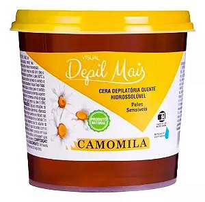 Cera Depilatória Hidrossolúvel Camomila 600g Depil Mais