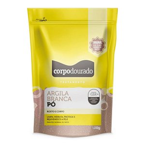ARGILA PO BRANCA POUCH 100G