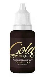 Pigmento Mag Color Gold 15ml Castanho Escuro Intenso