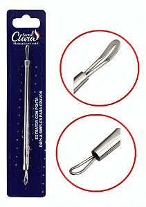 Extrator Inox C/ Ponta Dupla para cravo - Santa Clara
