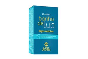 Kit Banho De Lua Prático Algas Marinhas  - Corpo Dourado