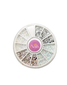 Cristais Sortidos Para Decoração de Unhas - King Nails
