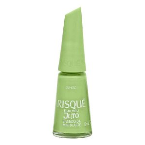 Esmalte Verde Risqué Vivendo Da Minha Arte Cremoso 8ml