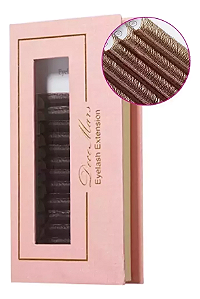 Cílios Decemars 4D W - Volume Inglês (Marrom)