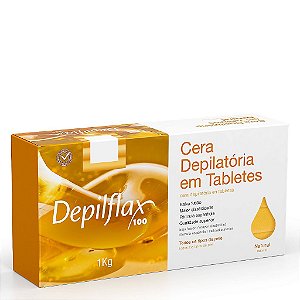 Cera Quente Depilatória em Tablets - Depilflax 1kg
