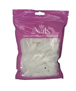 Postica Almond Transparente 504 unidades (KN2001C) - King Nails