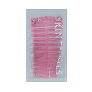 Molde Especial Quadrado Rosa 72 Unidades - King Nails