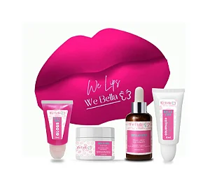 Kit Bella Lips Hidragloss We Bella