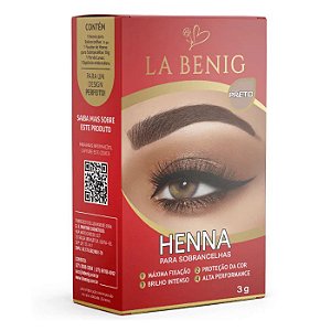 Henna La Benig 3g Profissional para Sobrancelhas