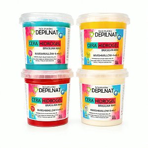 Cera Depilatória de Hidrogel Depilnat 600g