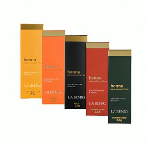 Henna La benig 2,5g Com fixador