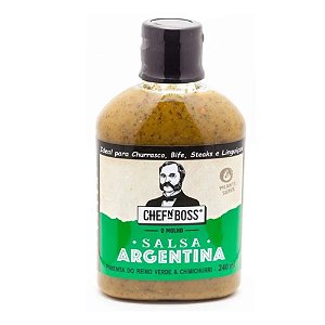 Salsa Argentina: Pimenta Verde e Chimichurri 240 ml