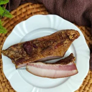 GUANCIALE CURADA E DEFUMADA ARTESANAL 1 KILO
