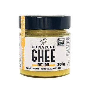 Manteiga Ghee Natural 200g Go Nature