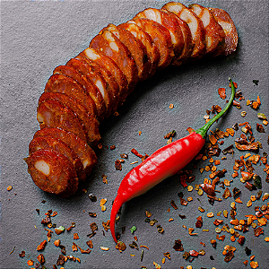 Linguiça Curada Defumada Apimentada Pacote