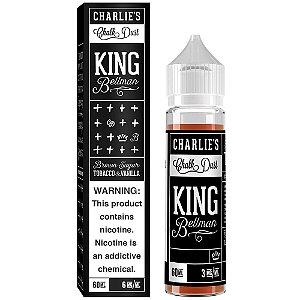 King Bellman - Black And White Series - Charlie's Chalk Dust - Free Base - 60ml