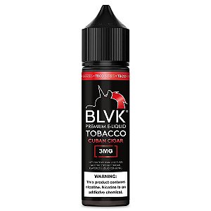 Cuban Cigar Tobacco - Bold Series - BLVK - Free Base - 60ml