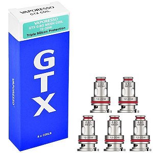 GTX - Mesh Triple Silicon Protection - 0.8 ohm - Coil / Bobina / Resistência - Vaporesso